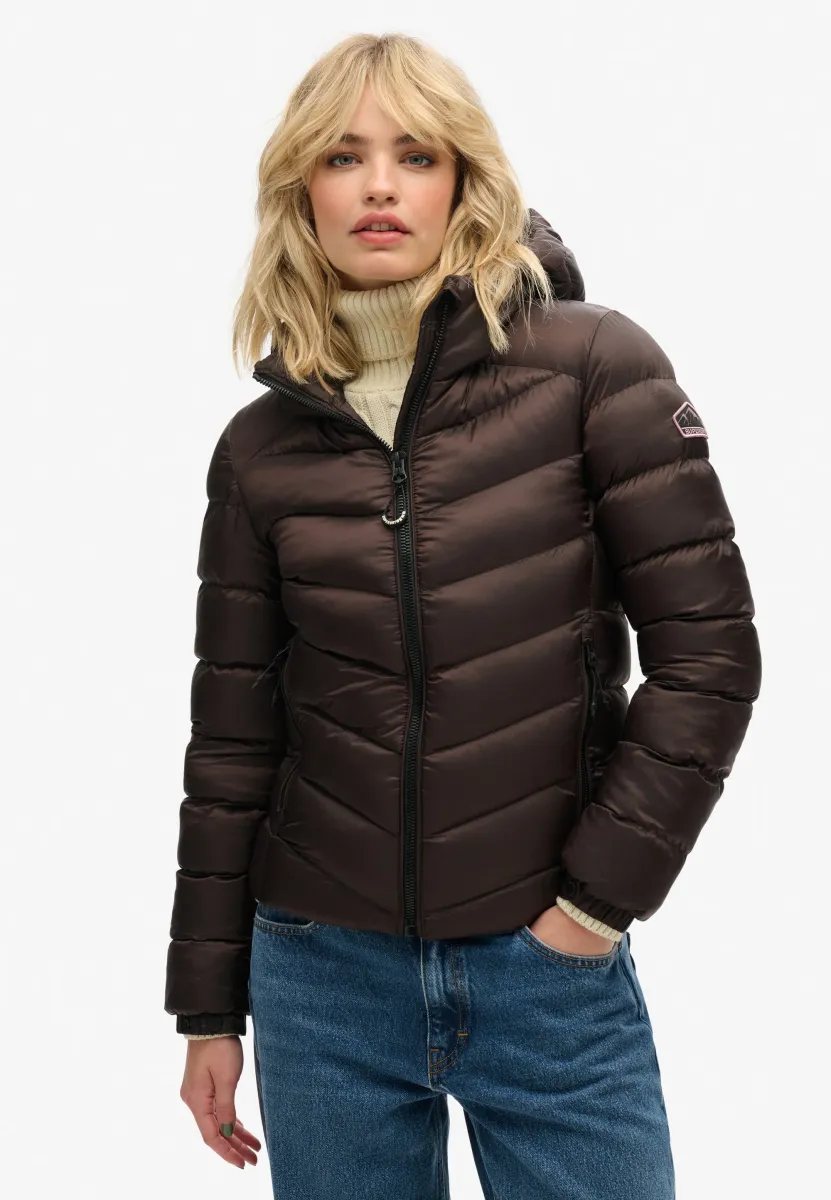HOODED FUJI - Winterjacke - dark oak brown