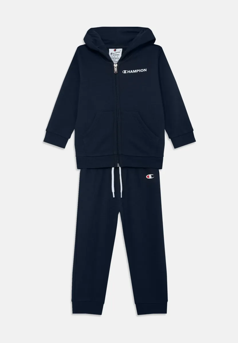 HOODED FULL ZIP SUIT UNISEX SET - Trainingsanzug - dark blue