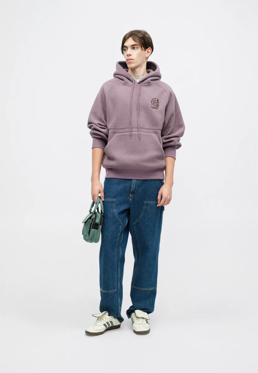 HOODED HELIX - Fleecepullover - phlox / palisander