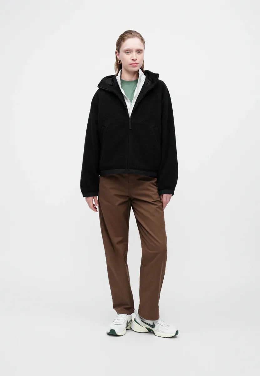 HOODED HELIX JACKET - Fleecejacke - black/porphyry