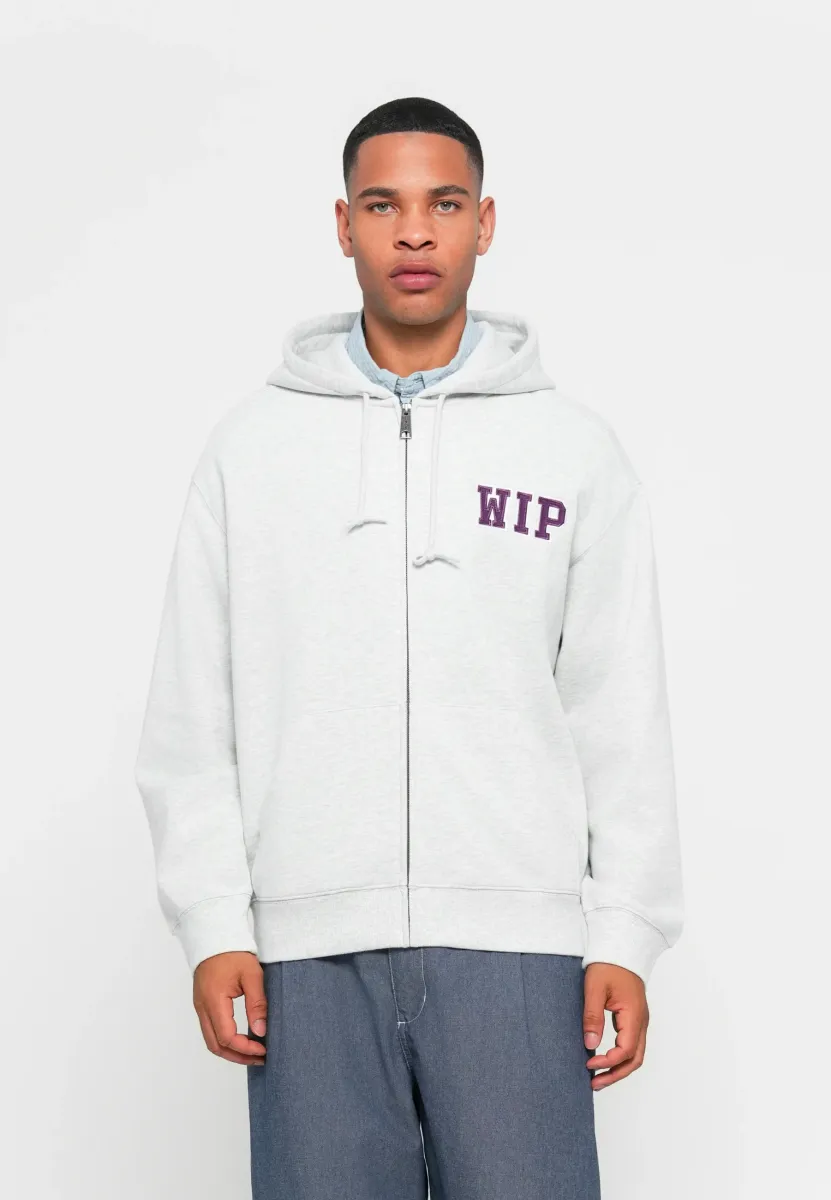 HOODED MINI WIP JACKET - Sweatjacke - ash