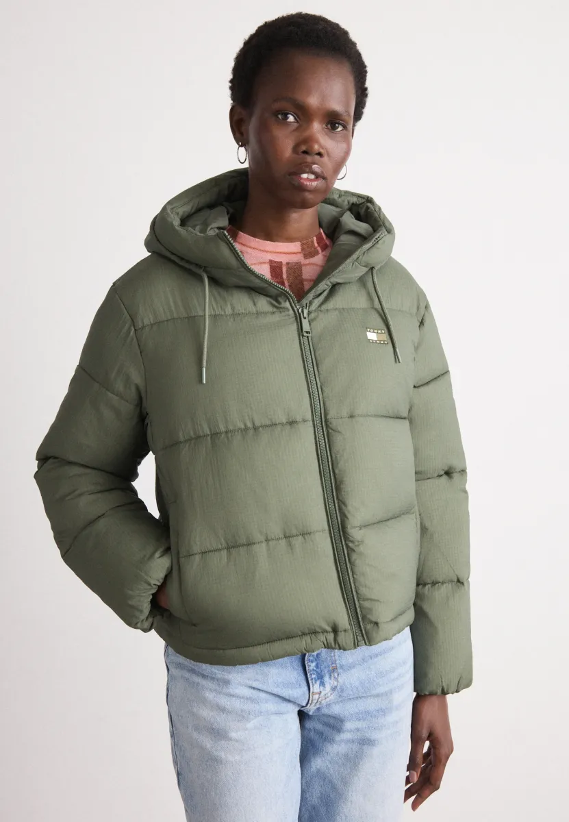 HOODED PUFFER  - Winterjacke - pewter green