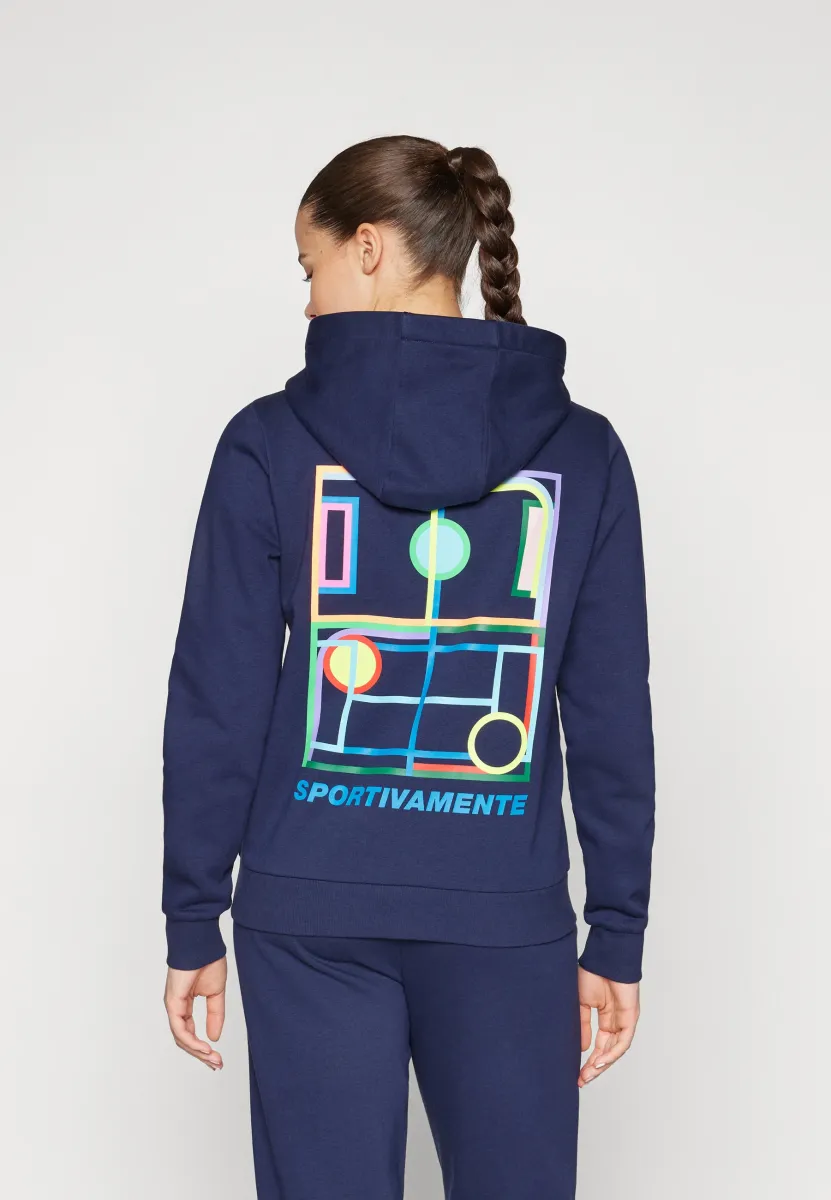 HOODED SWEATSHIRT HERITAGE - Kapuzenpullover - peacock