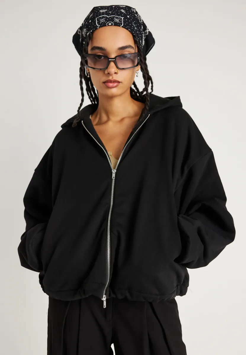 HOODIE - Übergangsjacke - black
