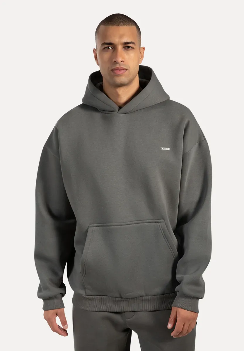 HOODIE DAWSON - Kapuzenpullover - grau