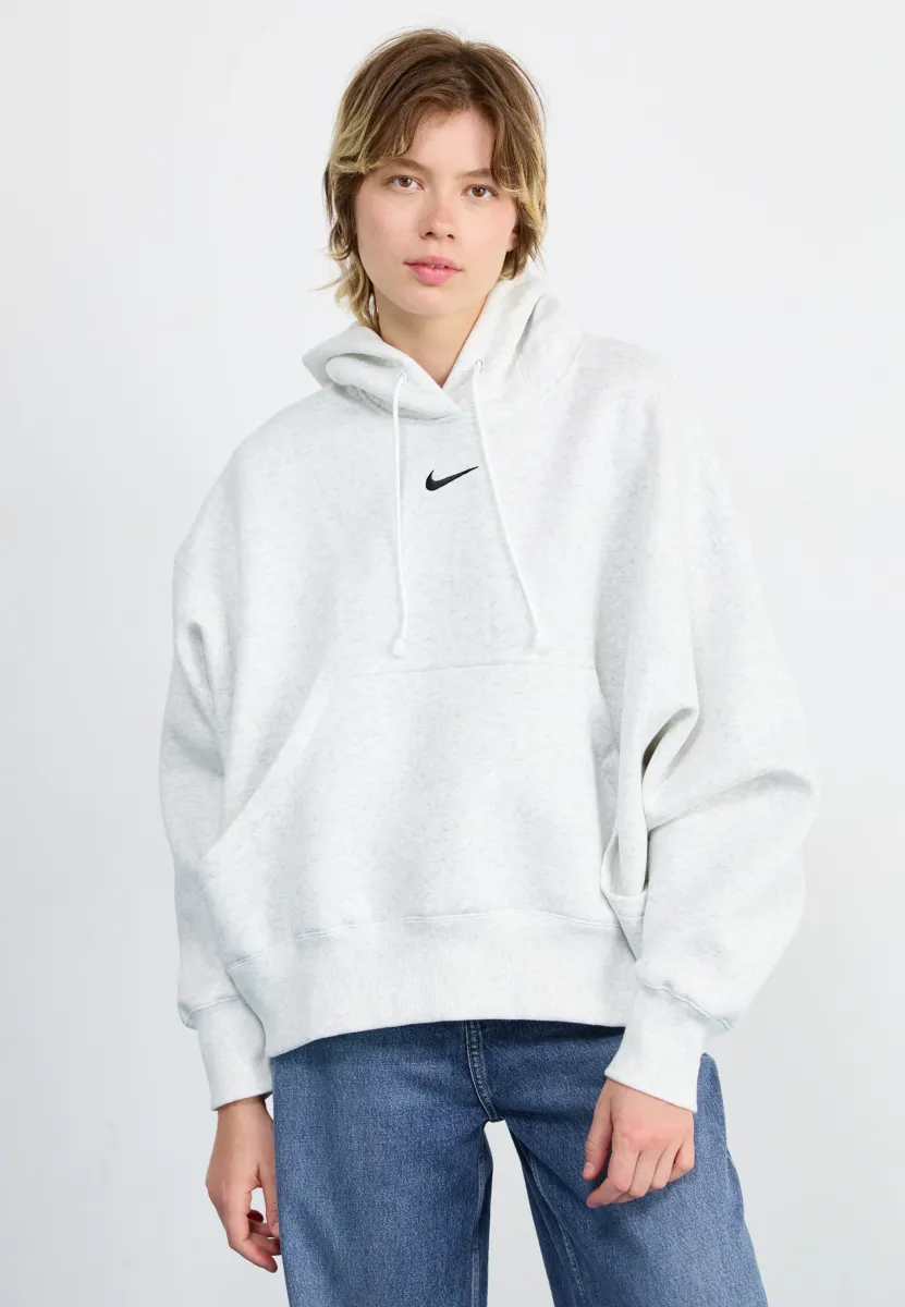 HOODIE - Kapuzenpullover - birch heather/black