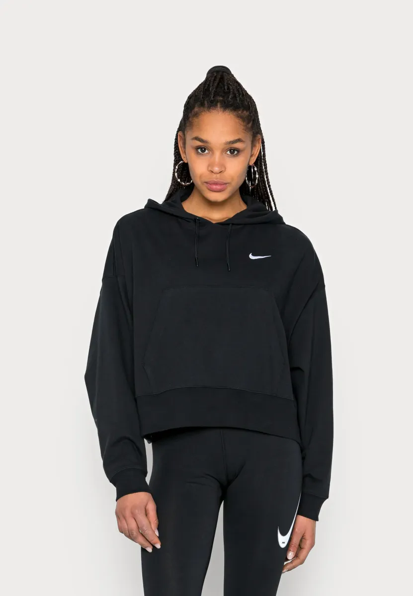 HOODIE - Kapuzenpullover - black/white
