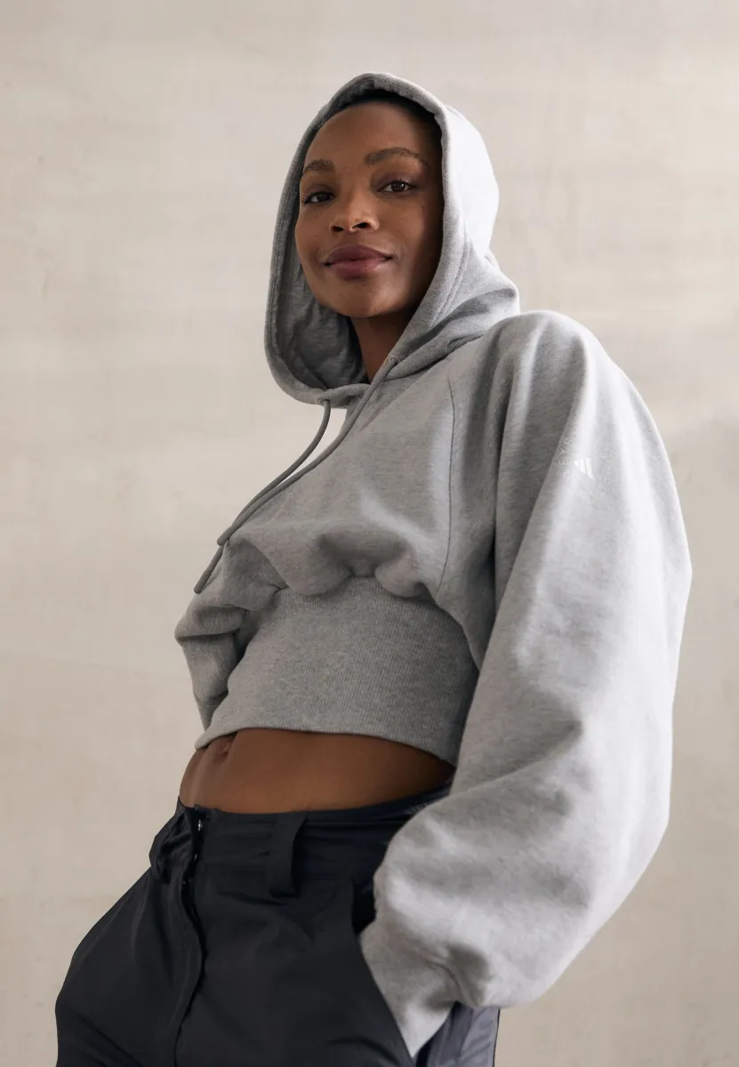 HOODIE - Kapuzenpullover - medium grey heather