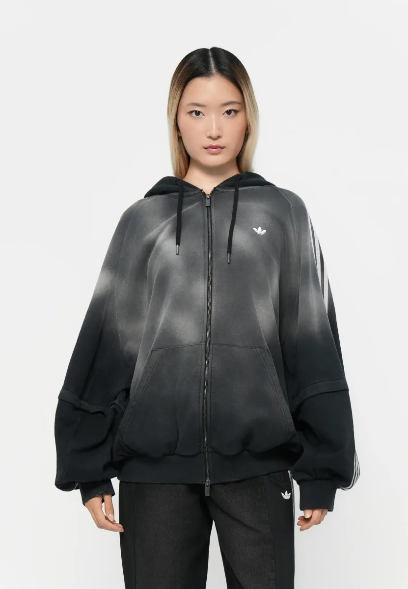 HOODIE - Sweatjacke - black/grey six