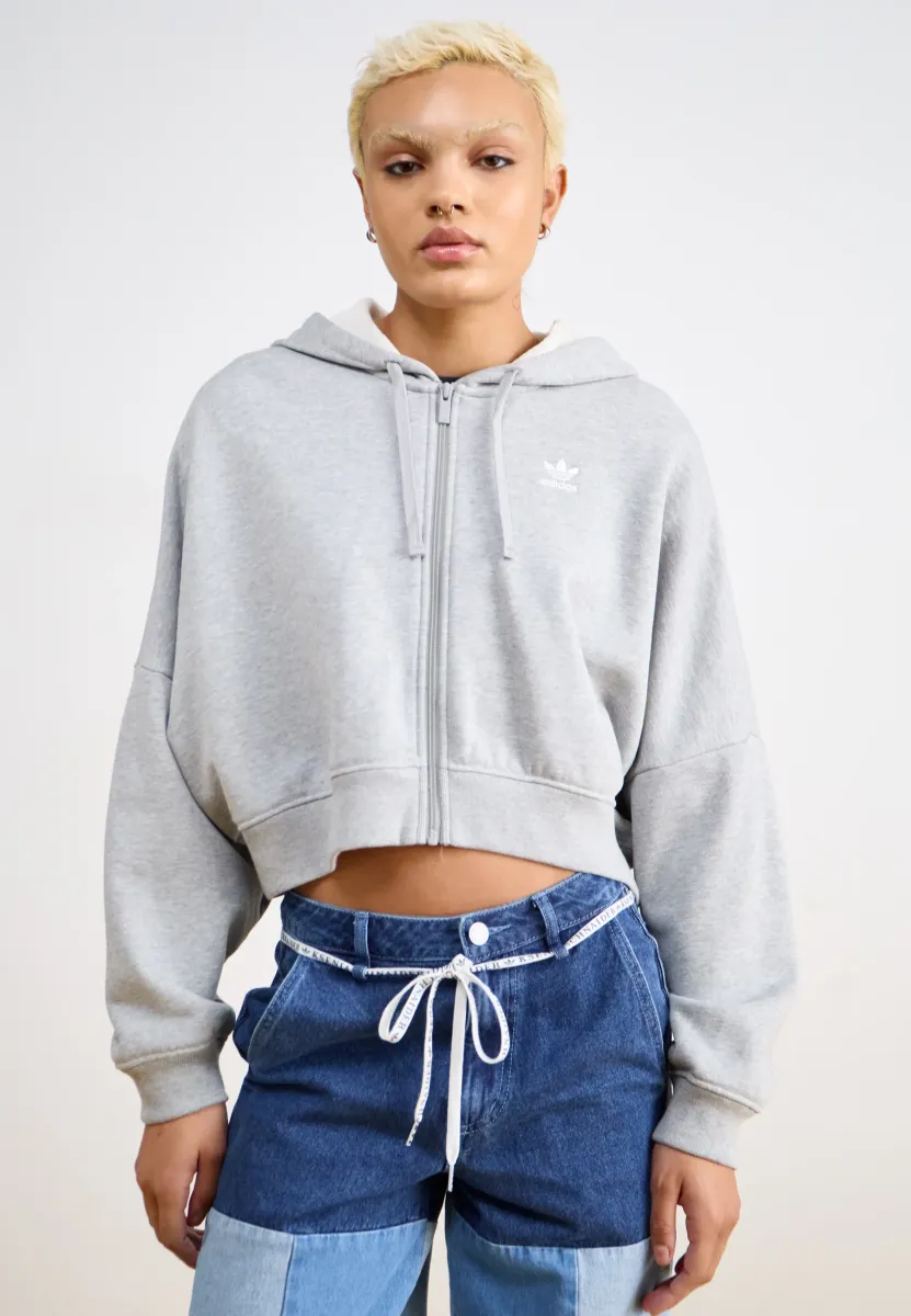HOODIE - Sweatjacke - medium grey heather
