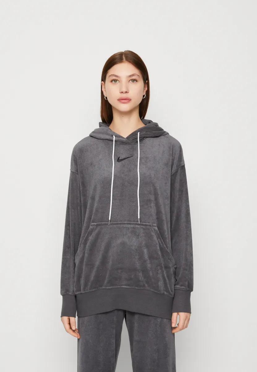 HOODIE - Sweatshirt - anthracite/black