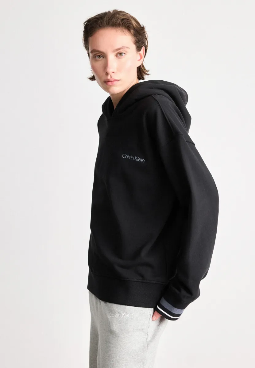 HOODIE WITH GRAPHIC - Kapuzenpullover - black