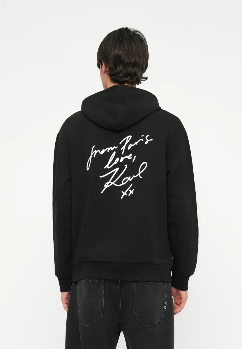 HOODY - Kapuzenpullover - black