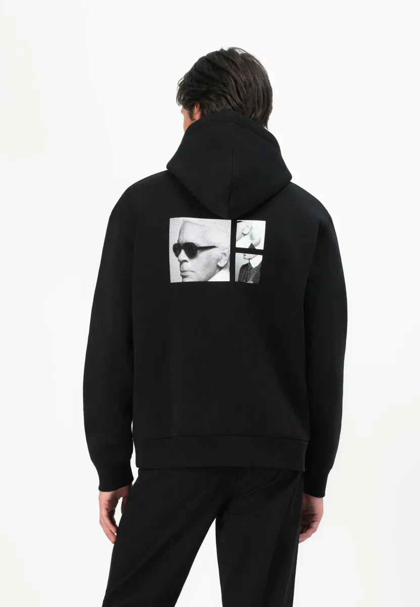 HOODY - Kapuzenpullover - black