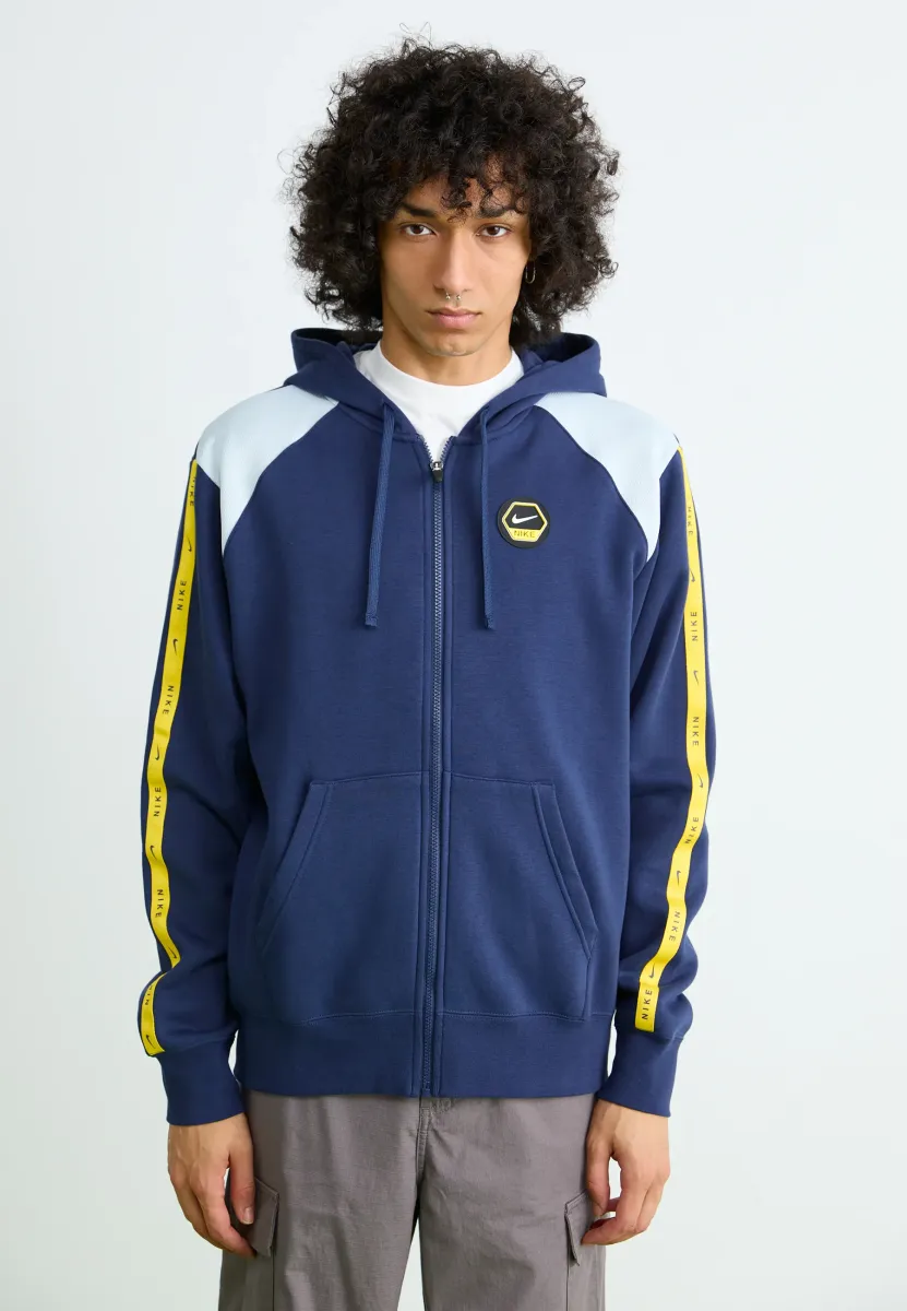 HOODY - Sweatjacke - midnight navy/pure platinum