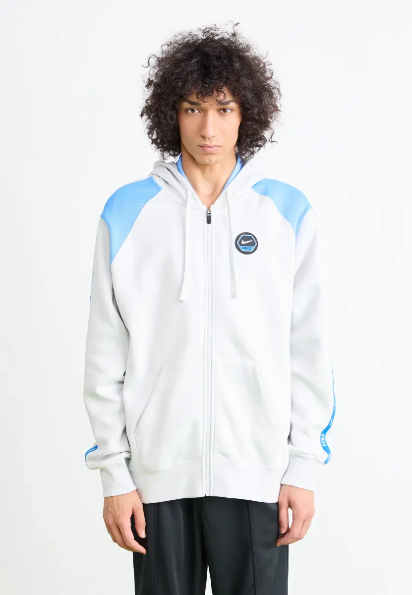HOODY - Sweatjacke - photon dust/university blue