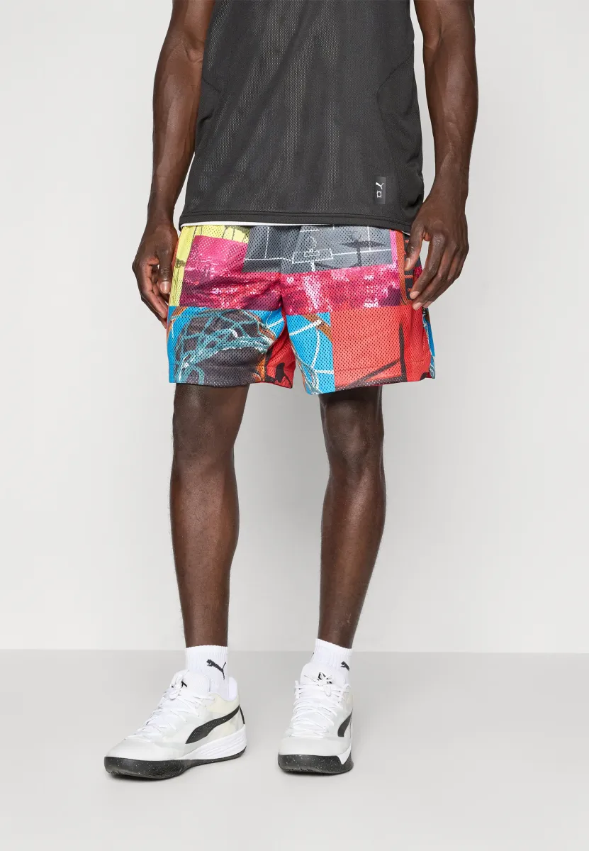 HOOPTOPIA REVERSIBLE SHORT - Kurze Sporthose - black