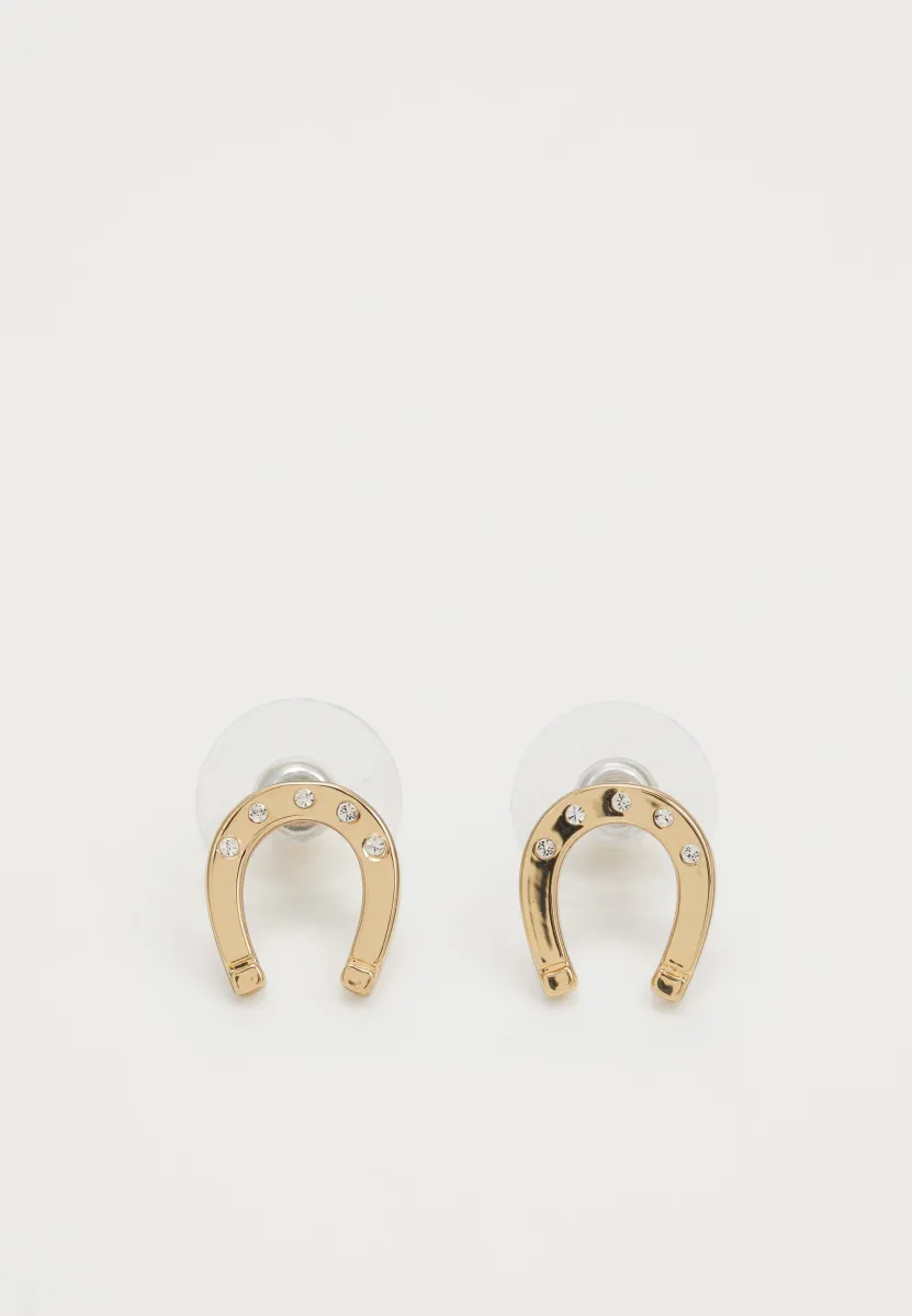 HORSESHOE STUD - Ohrringe - gold-coloured