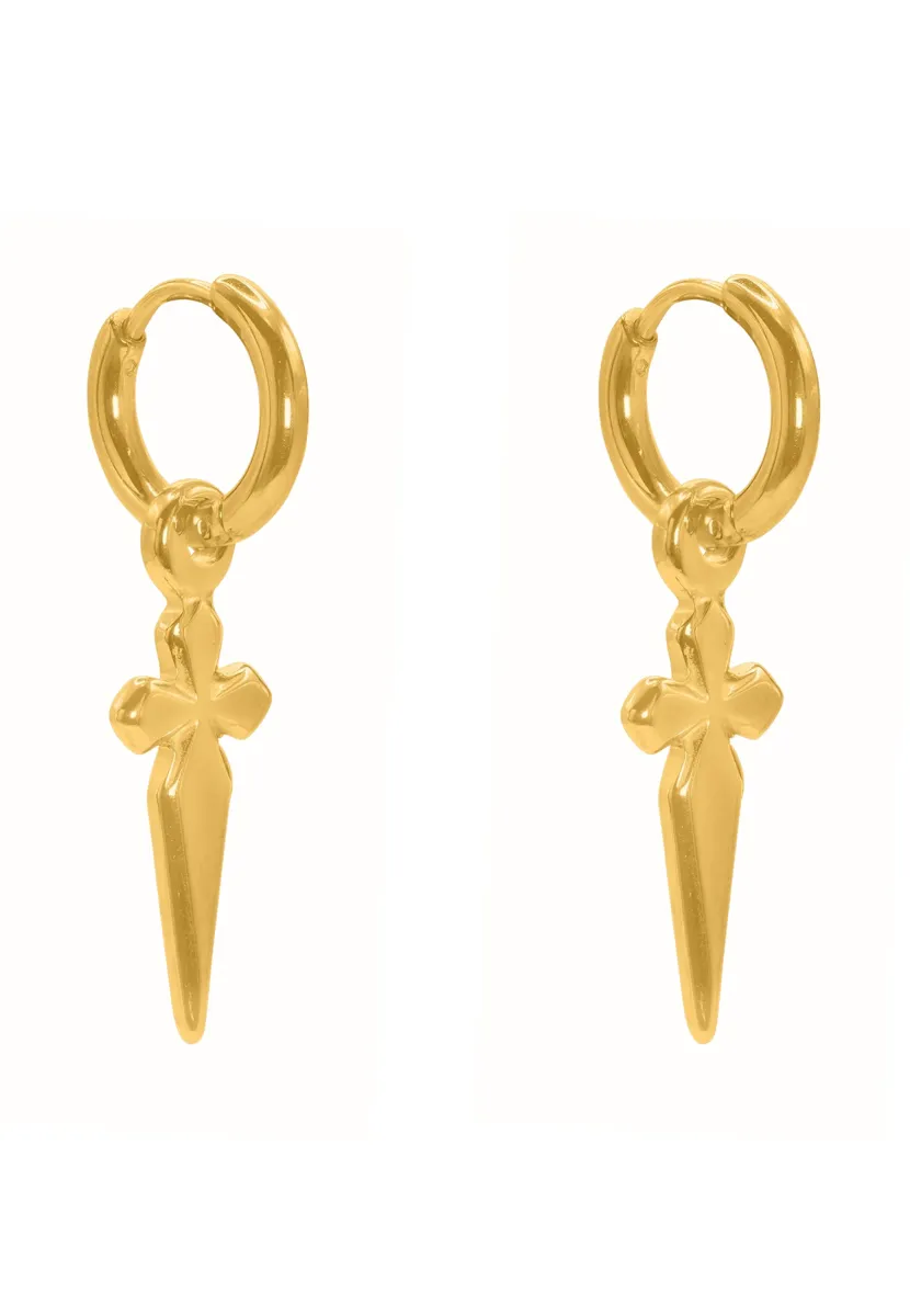 HORUS - Ohrringe - goldfarbend