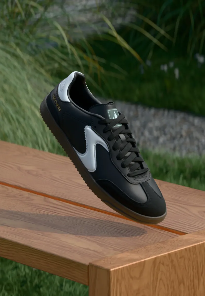 HOTSHOT - Sneaker low - black/white