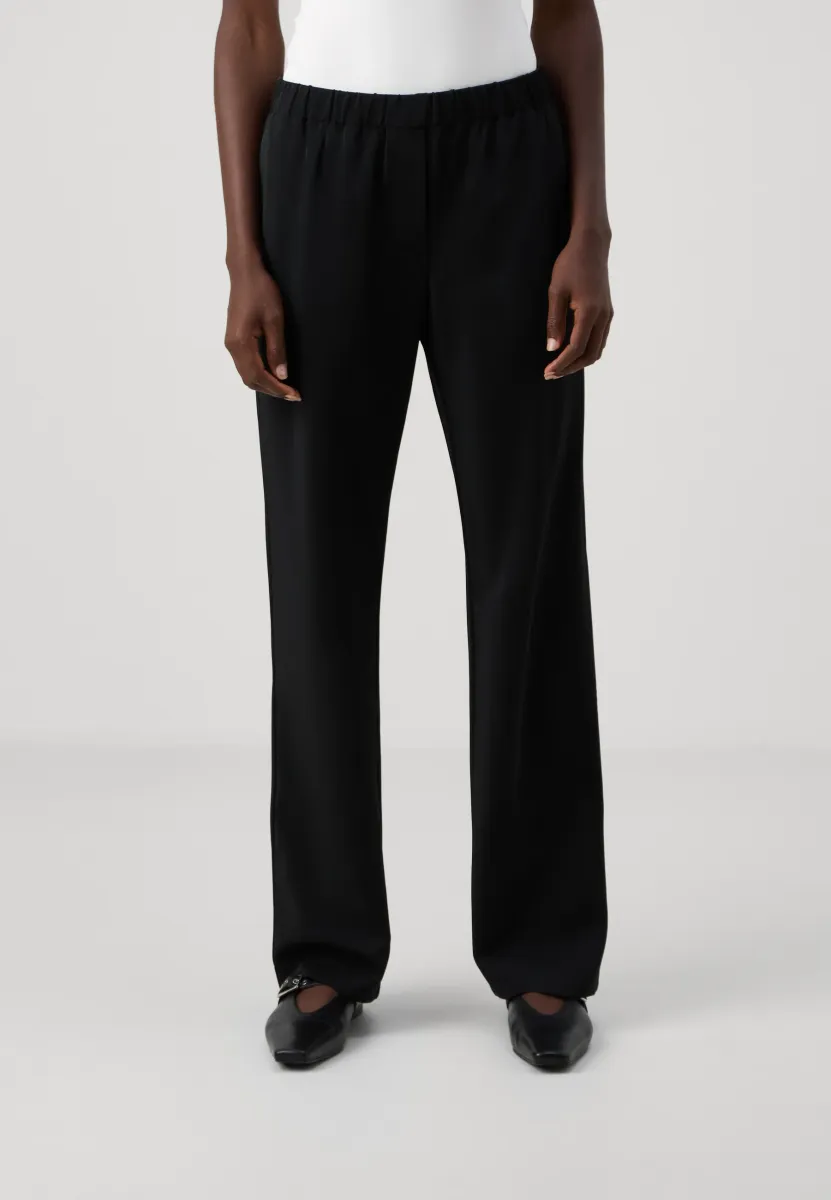 HOYS STRAIGHT PANTS  - Stoffhose - black