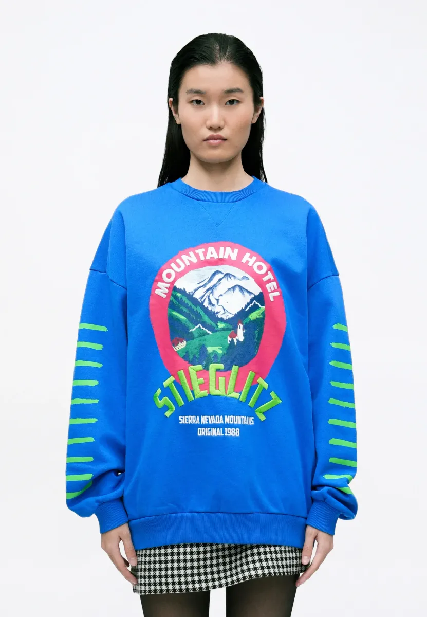 HUMBERTO SWEATER - Sweatshirt - blue