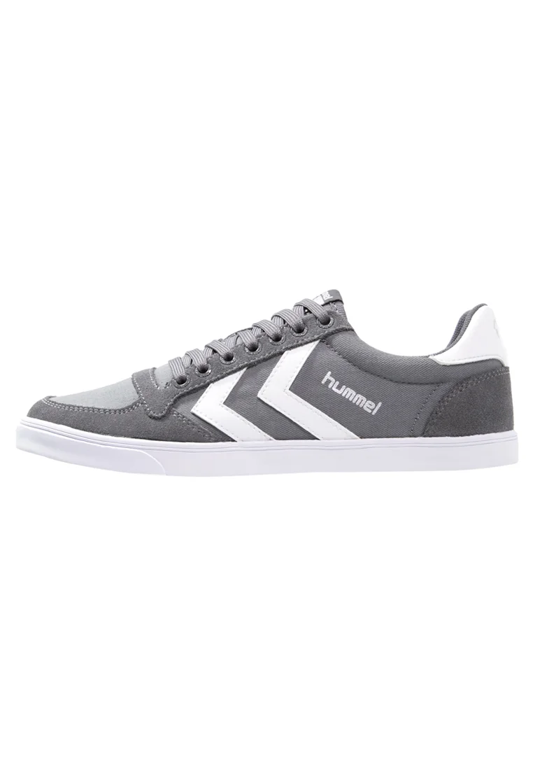 HUMMEL SLIMMER STADIL LOW - Sneaker low - castle rock/white
