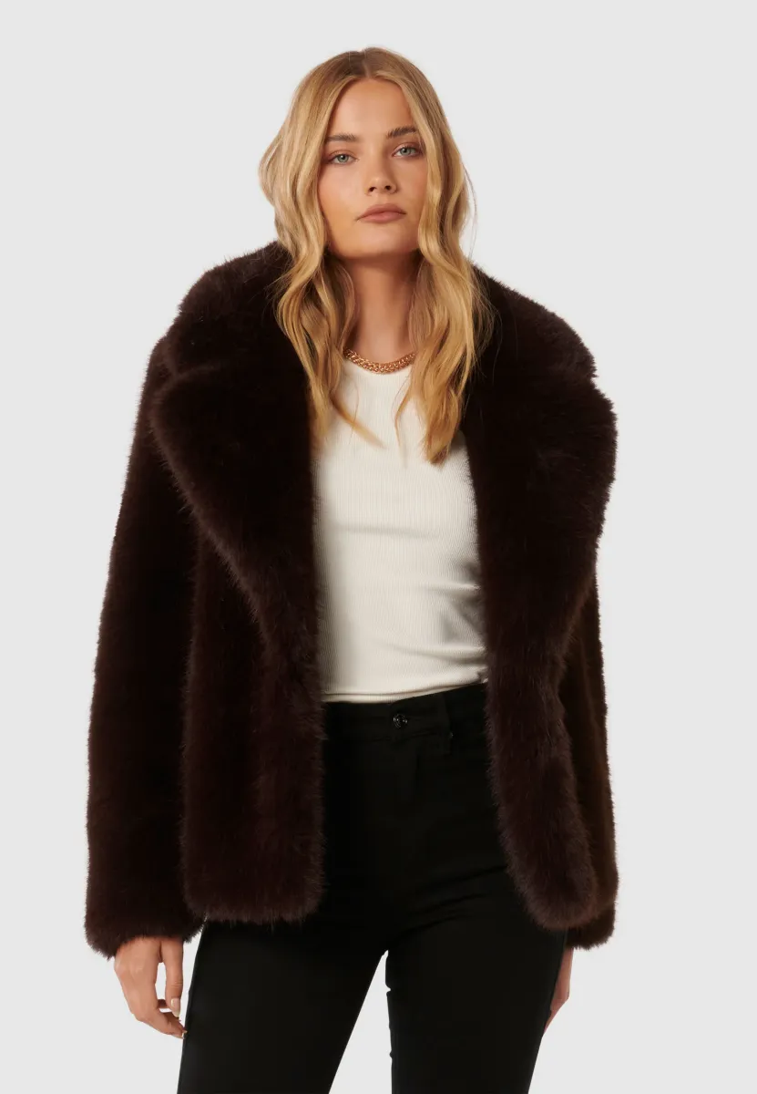 HUNTER - Winterjacke - dark chocolate
