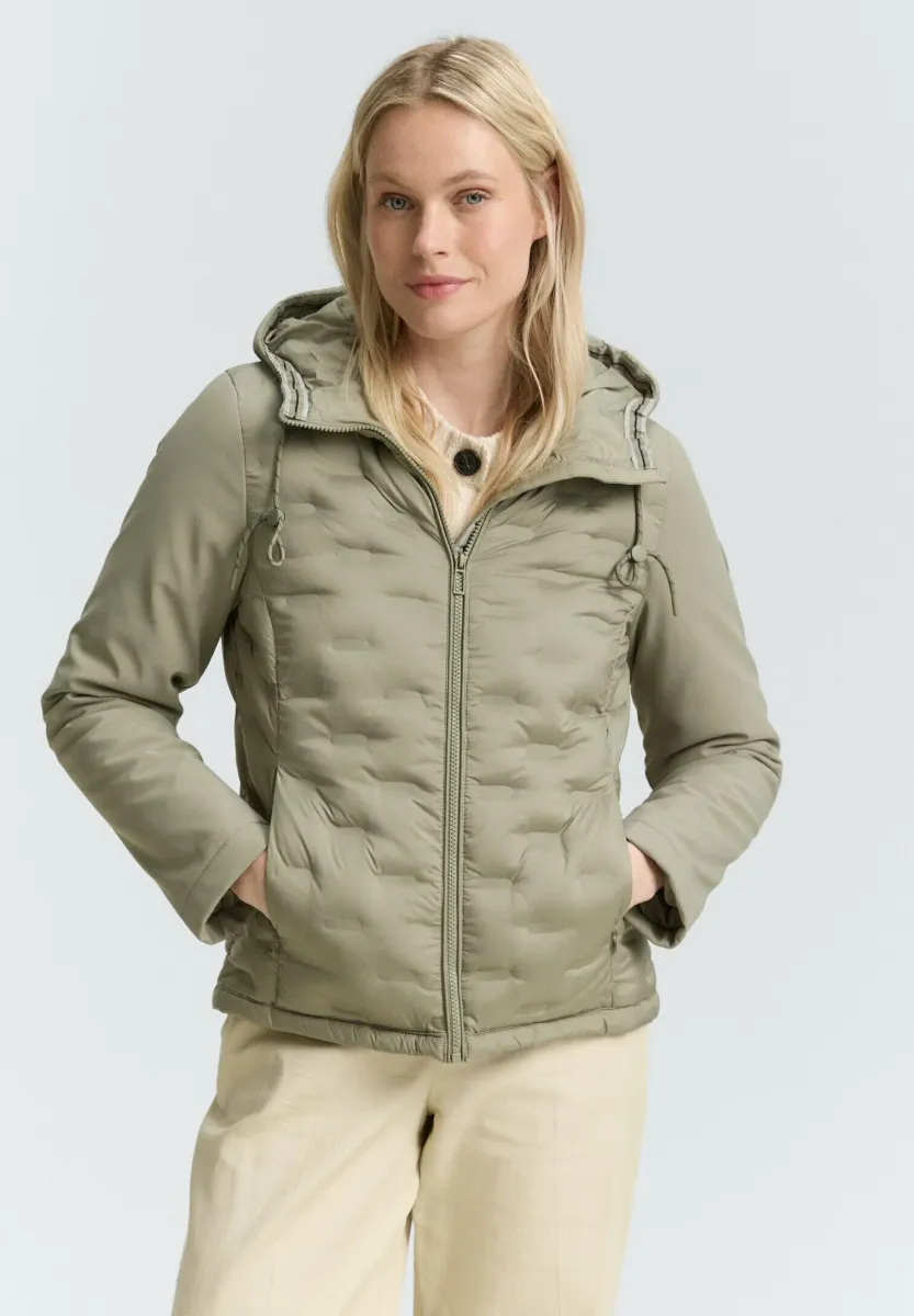 HYBRID STEPP MIT KAPUZE - Übergangsjacke - smoke olive