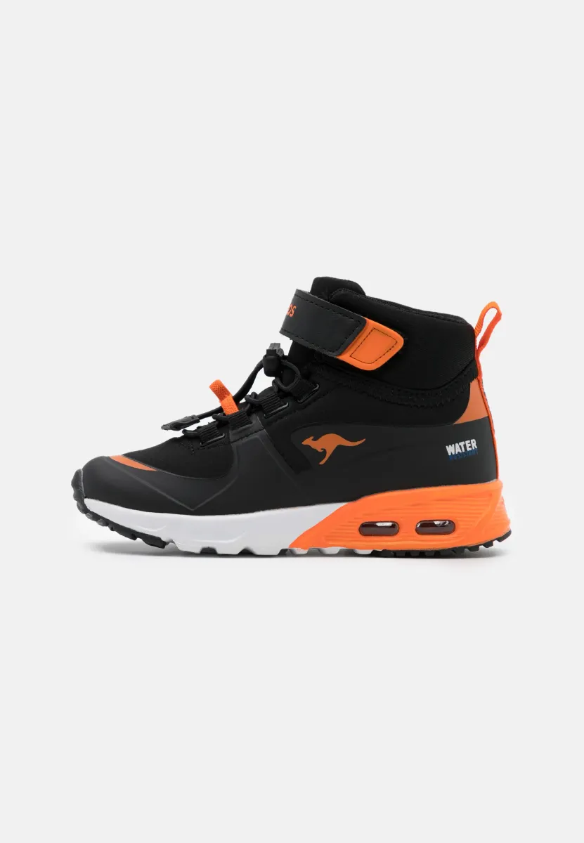 HYDRO UNISEX - Sneaker high - jet black/neon orange