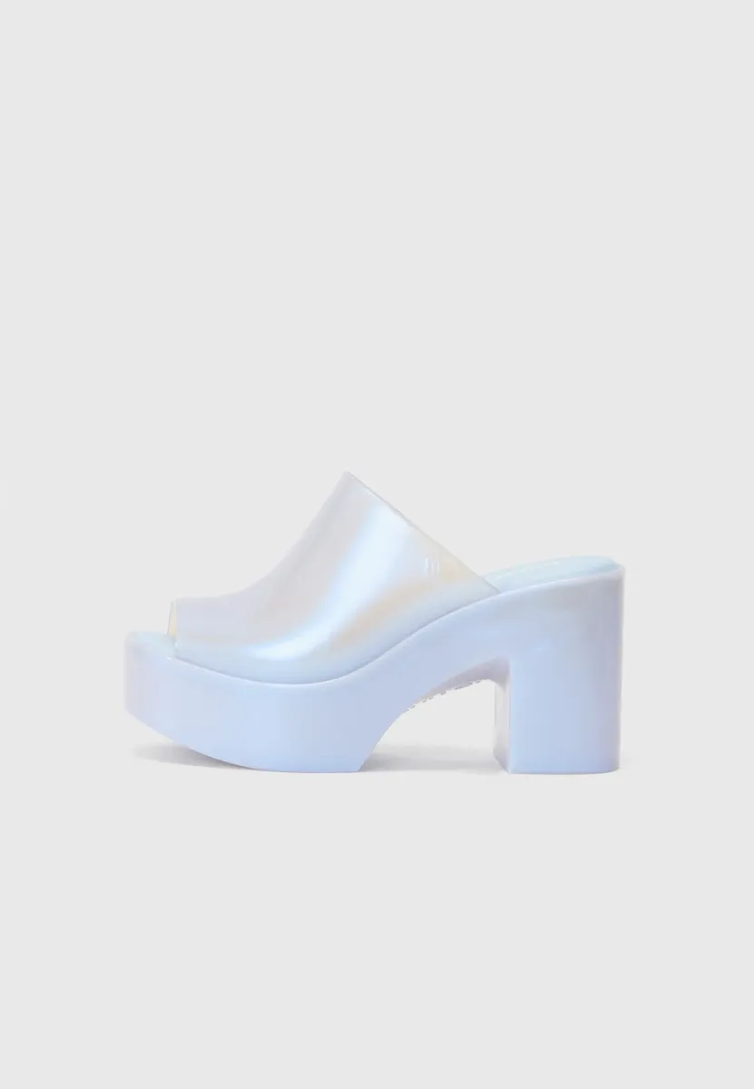 HYPE - Pantolette hoch - pearly blue