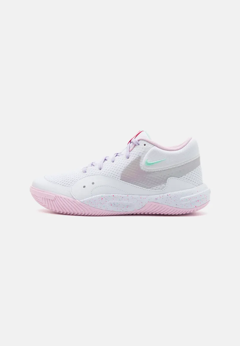 HYPERQUICK SE UNISEX - Volleyballschuh - white/pink foam/violet mist/mint foam