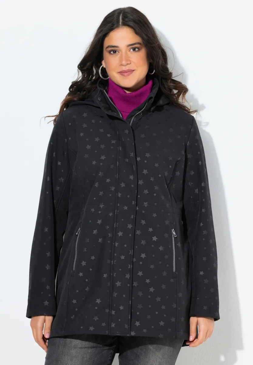 HYPRAR STAR PRINT - Regenjacke / wasserabweisende Jacke - black