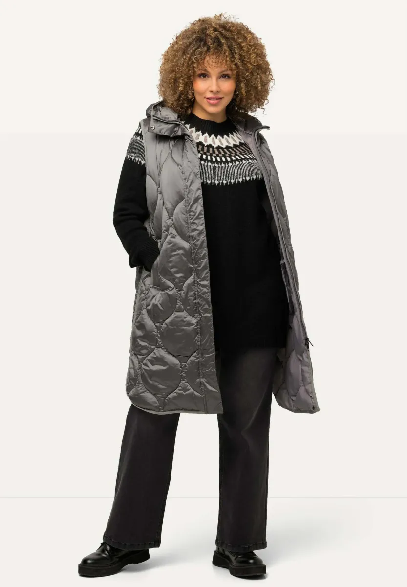 HYPRAR -STEPP WASSERABWEISEND 2-WEGE-ZIPPER - Weste - silver