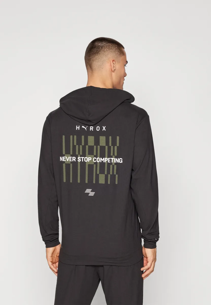 HYROX HOODIE - Kapuzenpullover - black