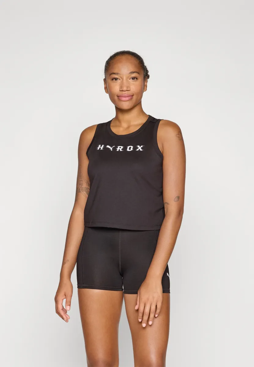 HYROX THERMOADAPT CROP TANK - Top - black