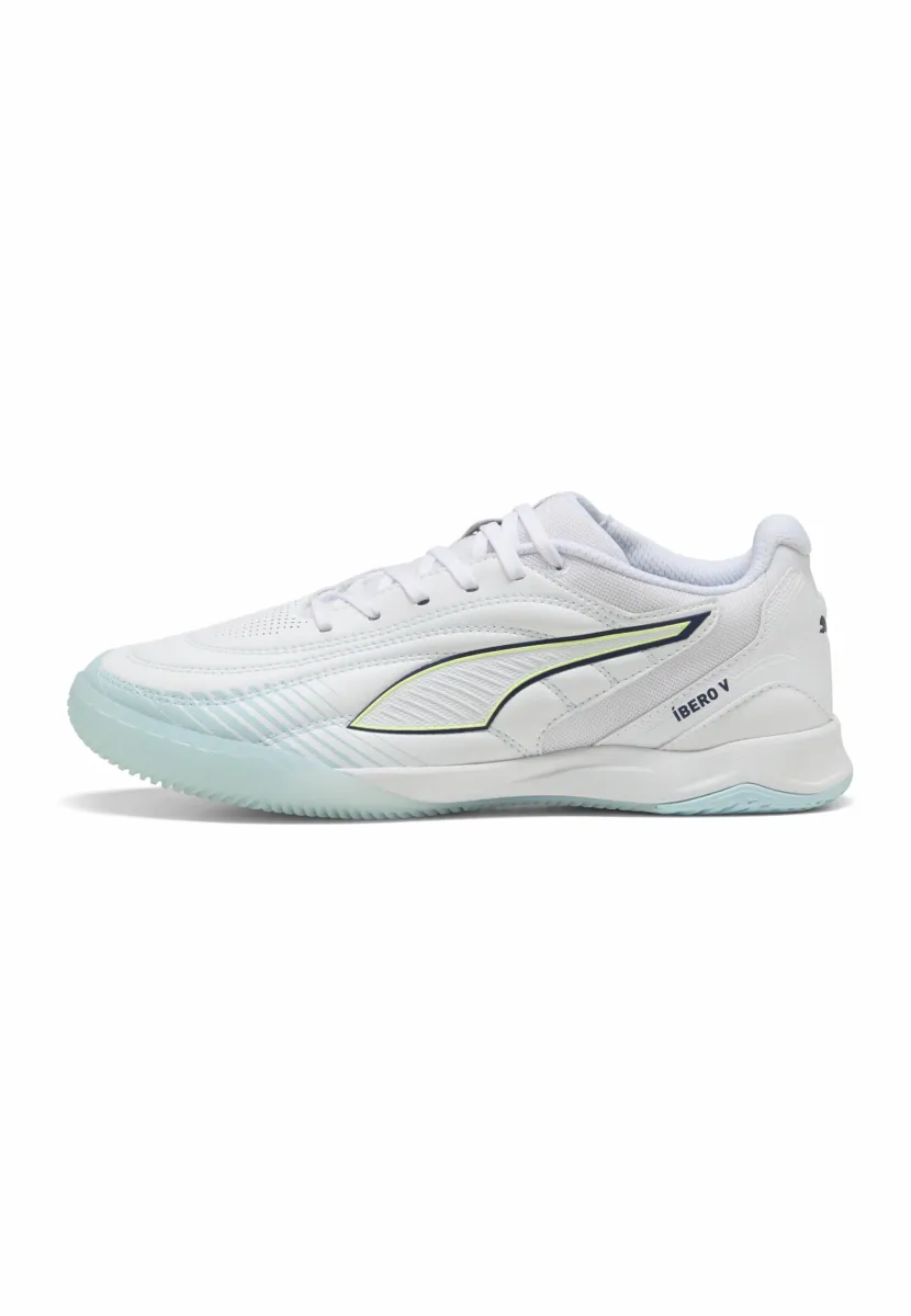IBERO V - Indoor-Fußballschuhe - white aqua fizzy light sea glass