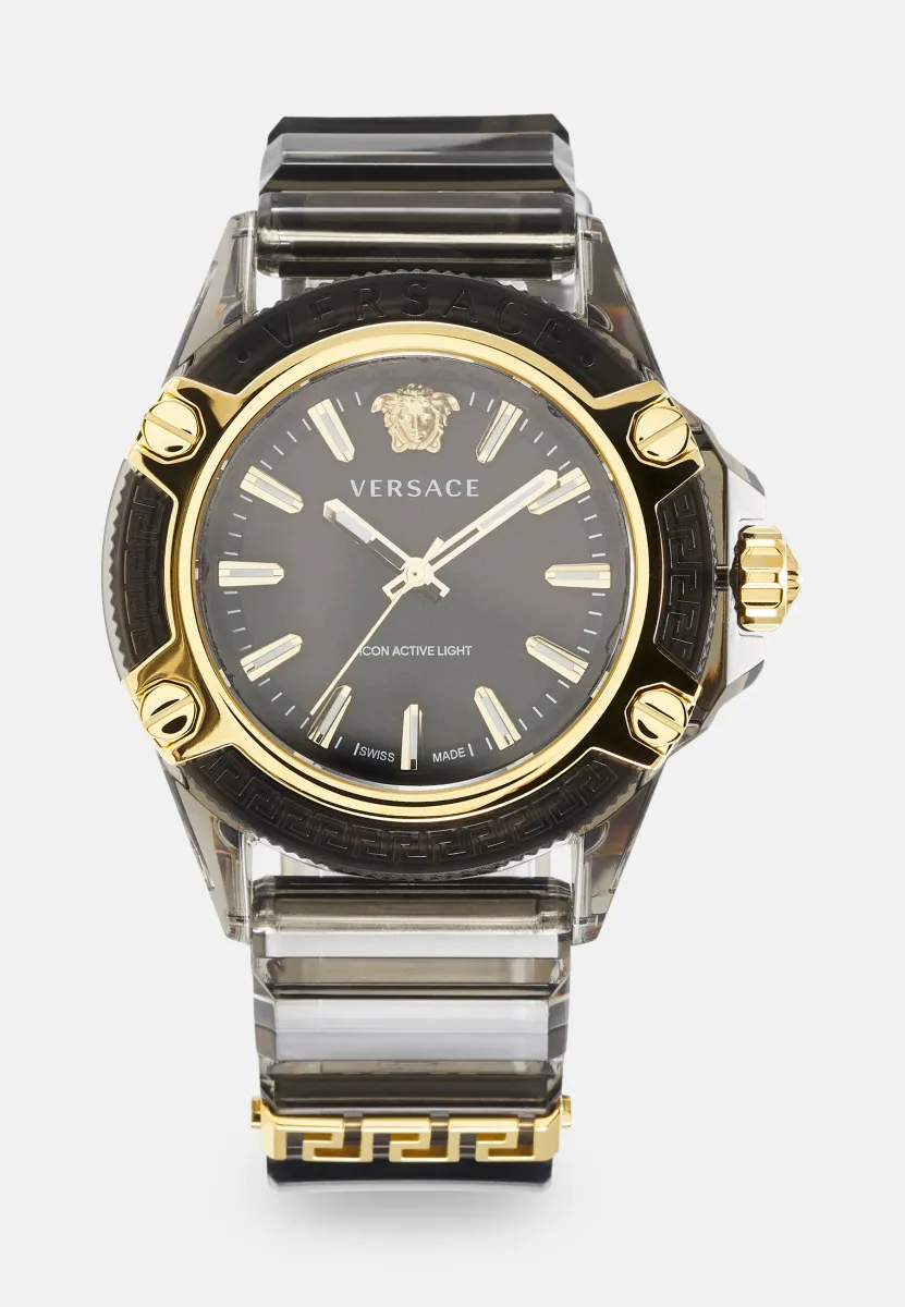 ICON ACTIVE INDIGLO(WC-6E) - Uhr - transparent black/gold-coloured