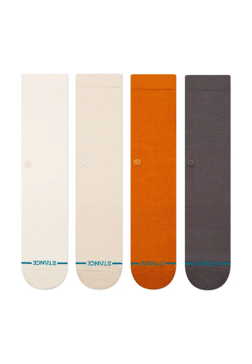 ICON CREW 4 PACK UNISEX - Socken - canvas