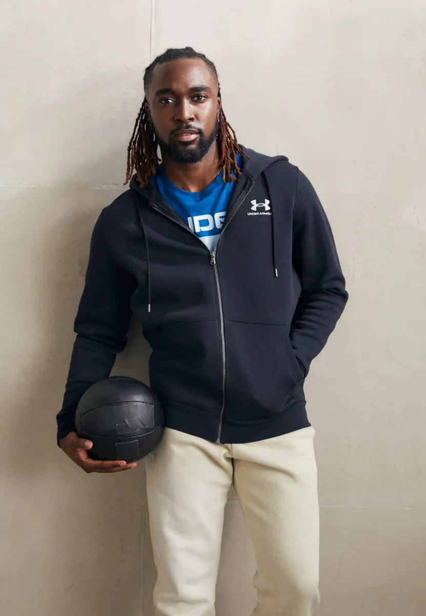 ICON FLEECE - Sweatjacke - black/white