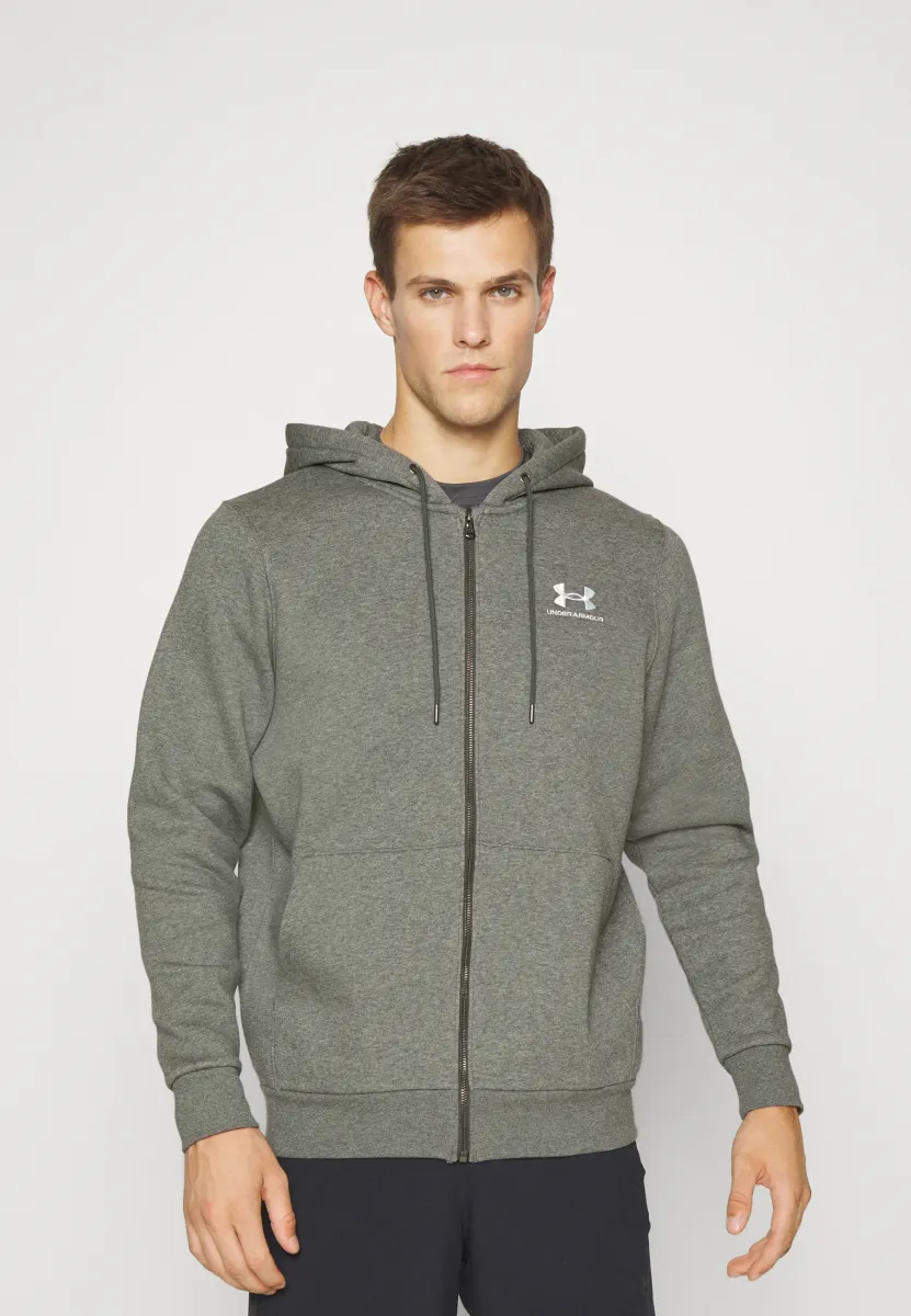 ICON FLEECE - Sweatjacke - pitch gray medium heather/white