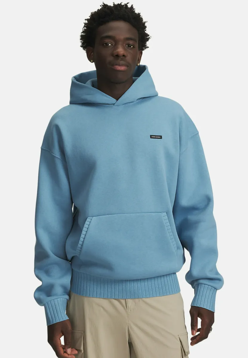 ICON HEAVYWEIGHT RIB - Kapuzenpullover - blue smoke