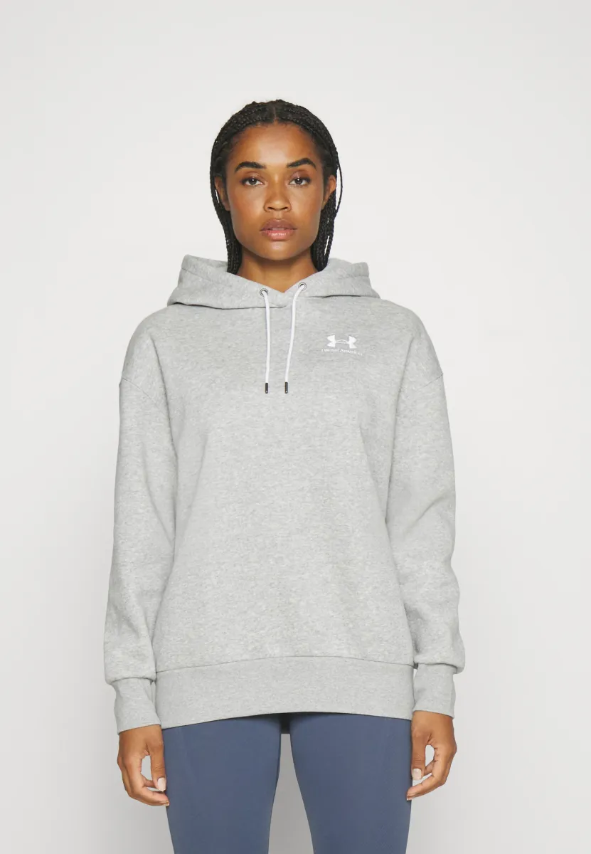 ICON HOODIE - Kapuzenpullover - mod gray light heather/white
