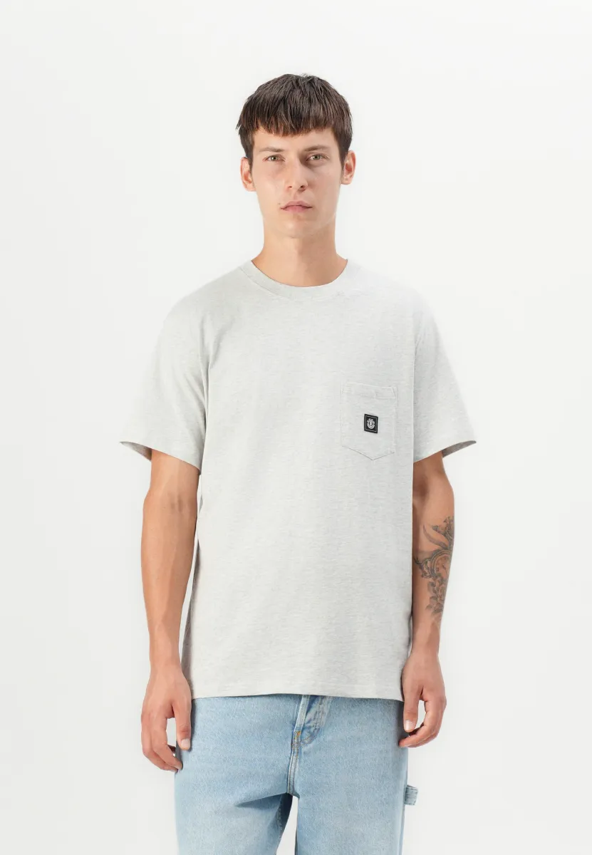 ICON LABEL POCKET  - T-Shirt basic - grey