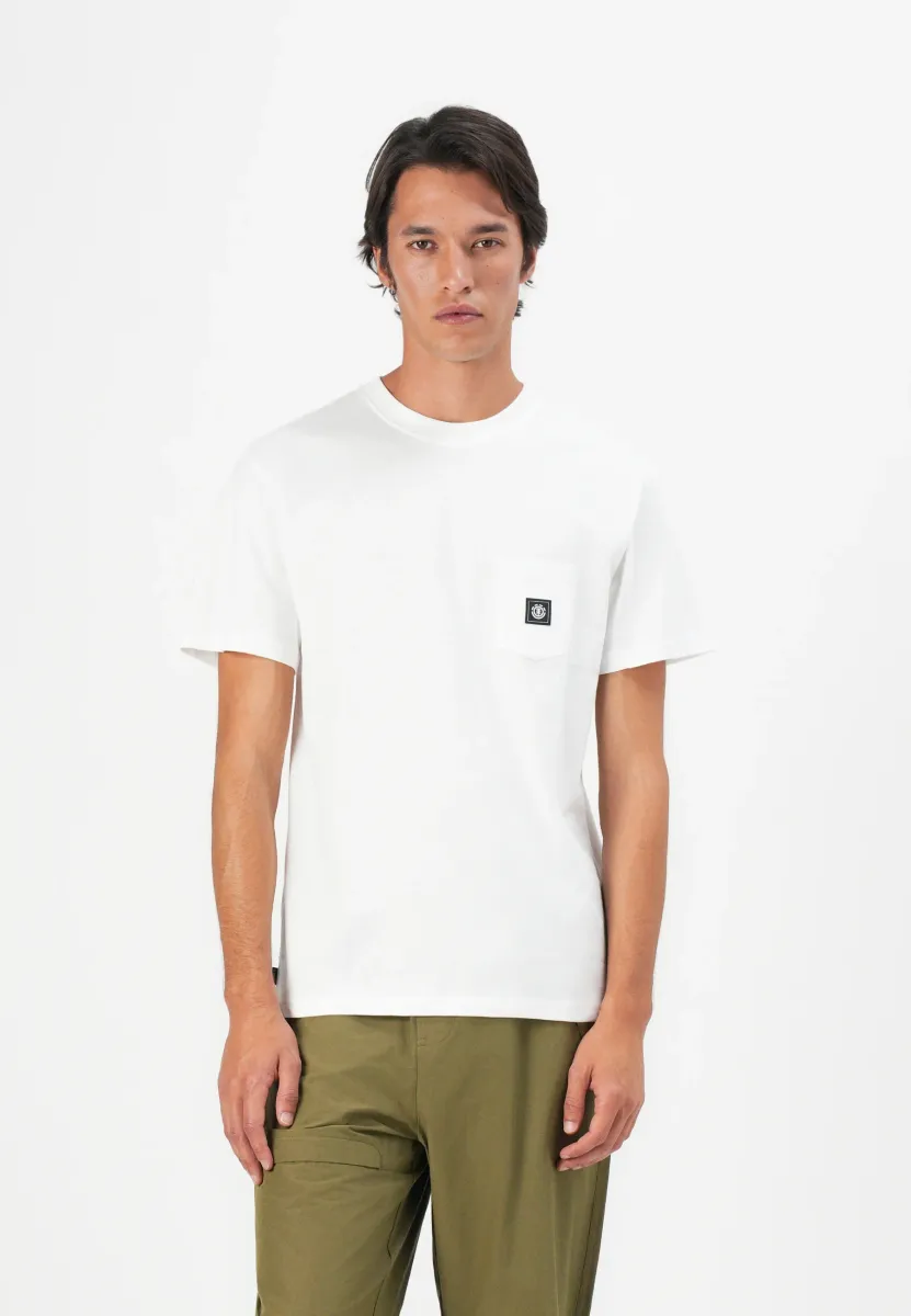 ICON LABEL POCKET  - T-Shirt basic - white