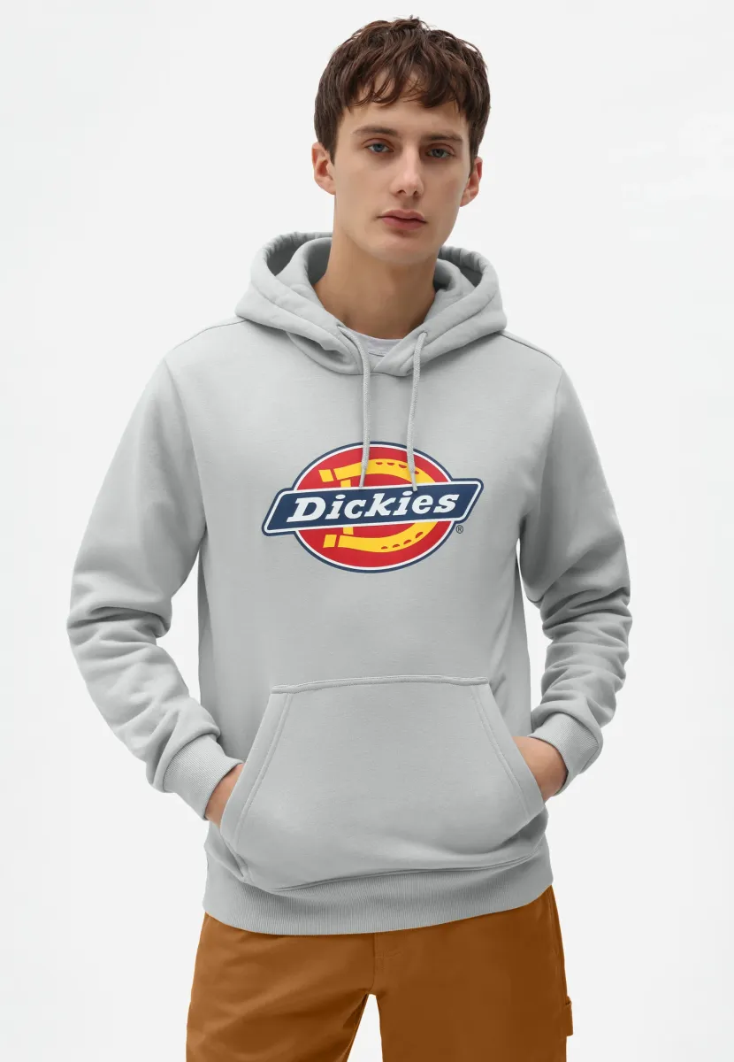 ICON LOGO - Kapuzenpullover - grey melange