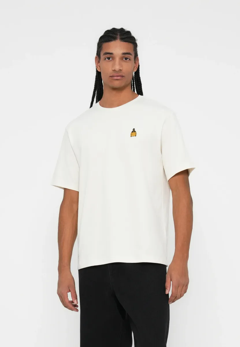 ICON MOUNTAIN RELAXED TEE - T-Shirt basic - white dune