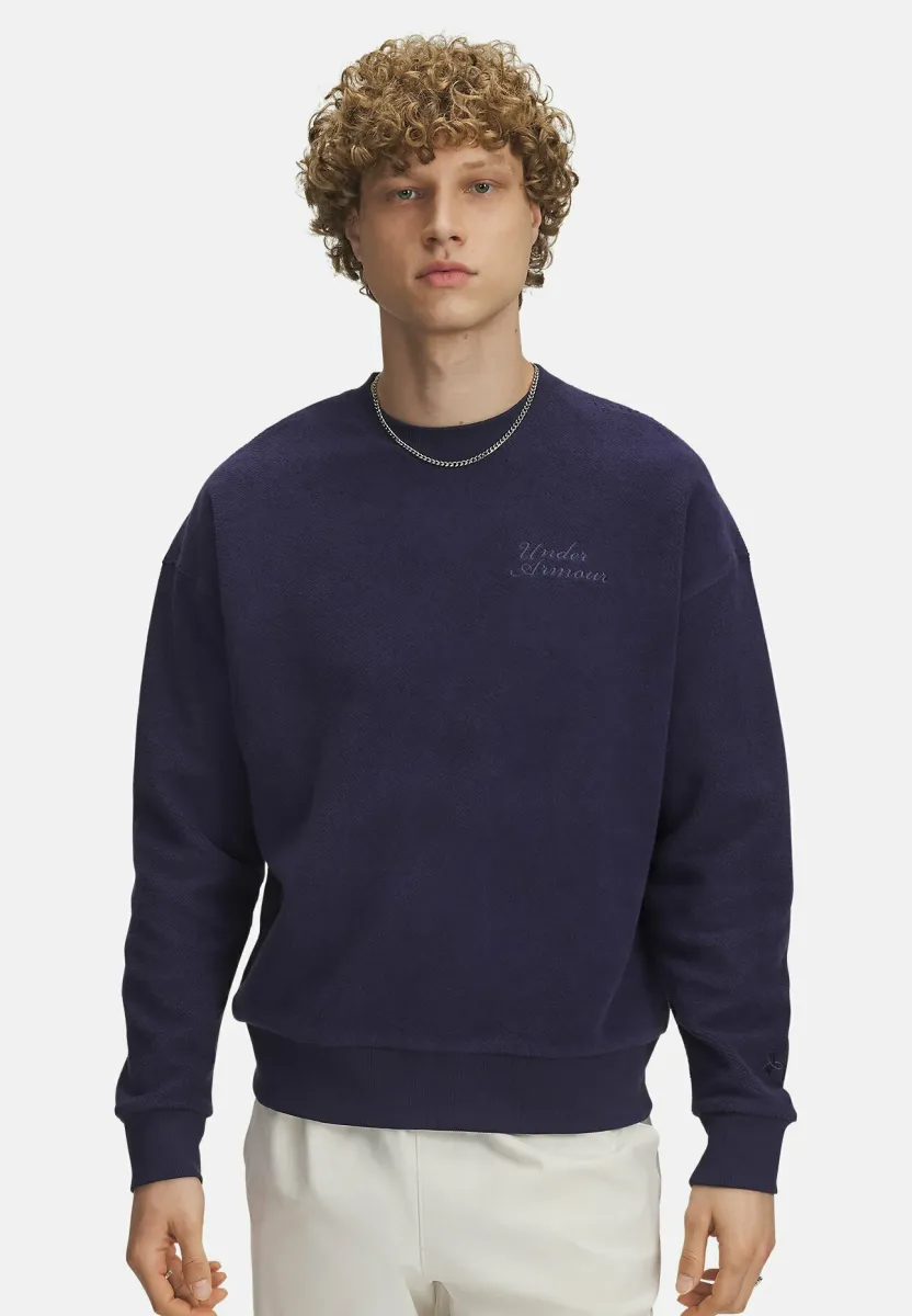 ICON REV TERRY - Sweatshirt - washed navy