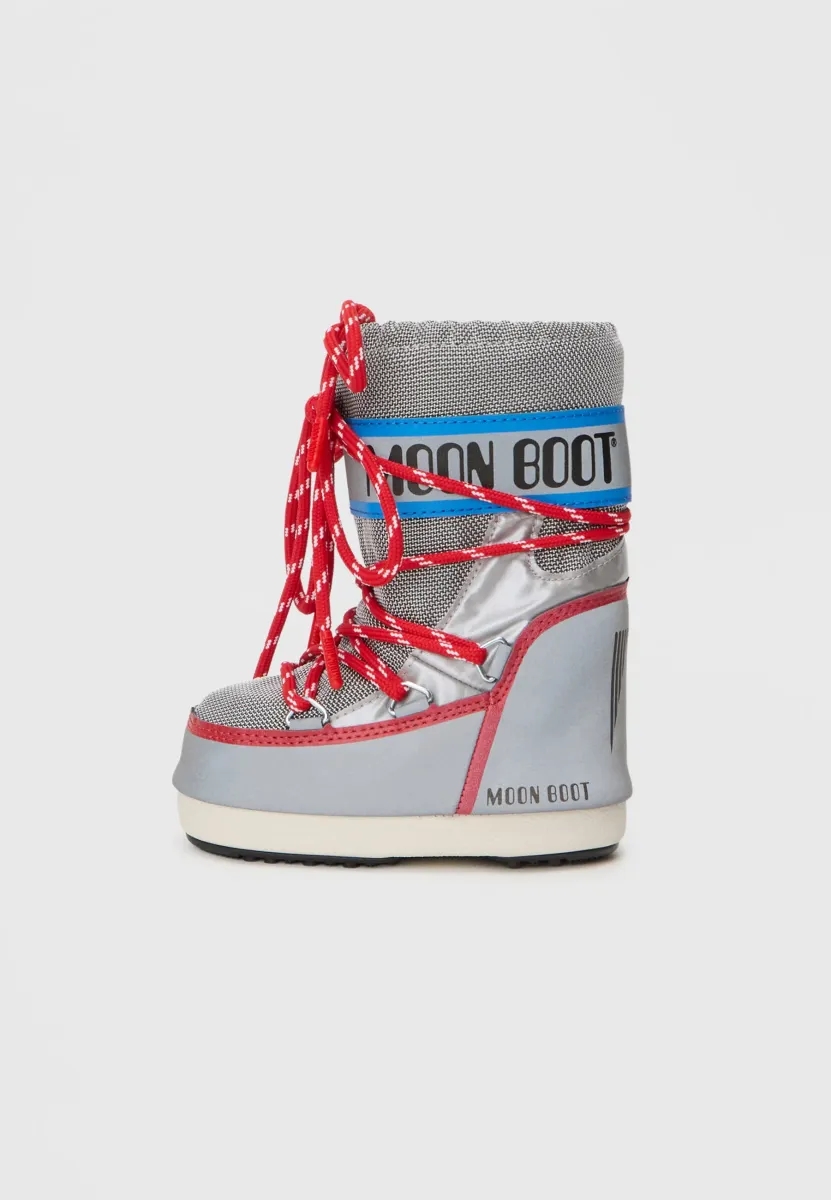 ICON SPACE RACING UNISEX - Snowboot/Winterstiefel - silver-coloured/blue/red