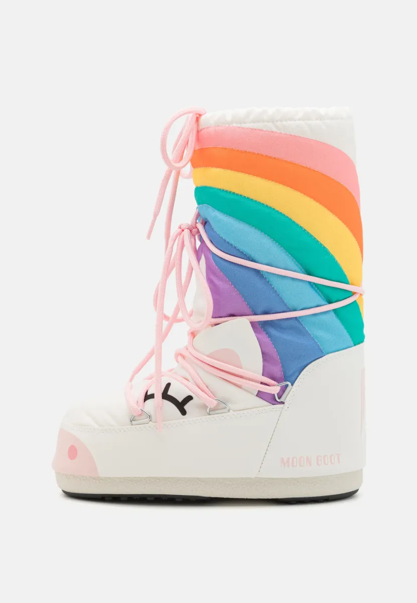 ICON UNICORN - Schnürstiefel - white/multi-coloured